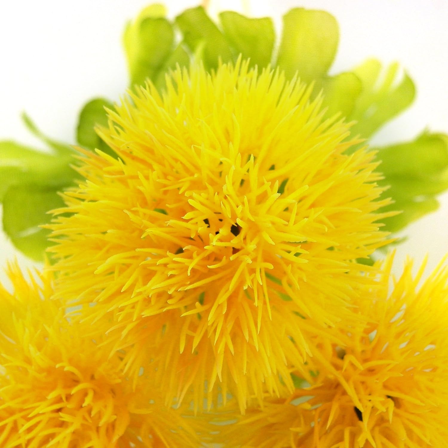 Artificial Flowers Yellow Dandelion 6 Bunches