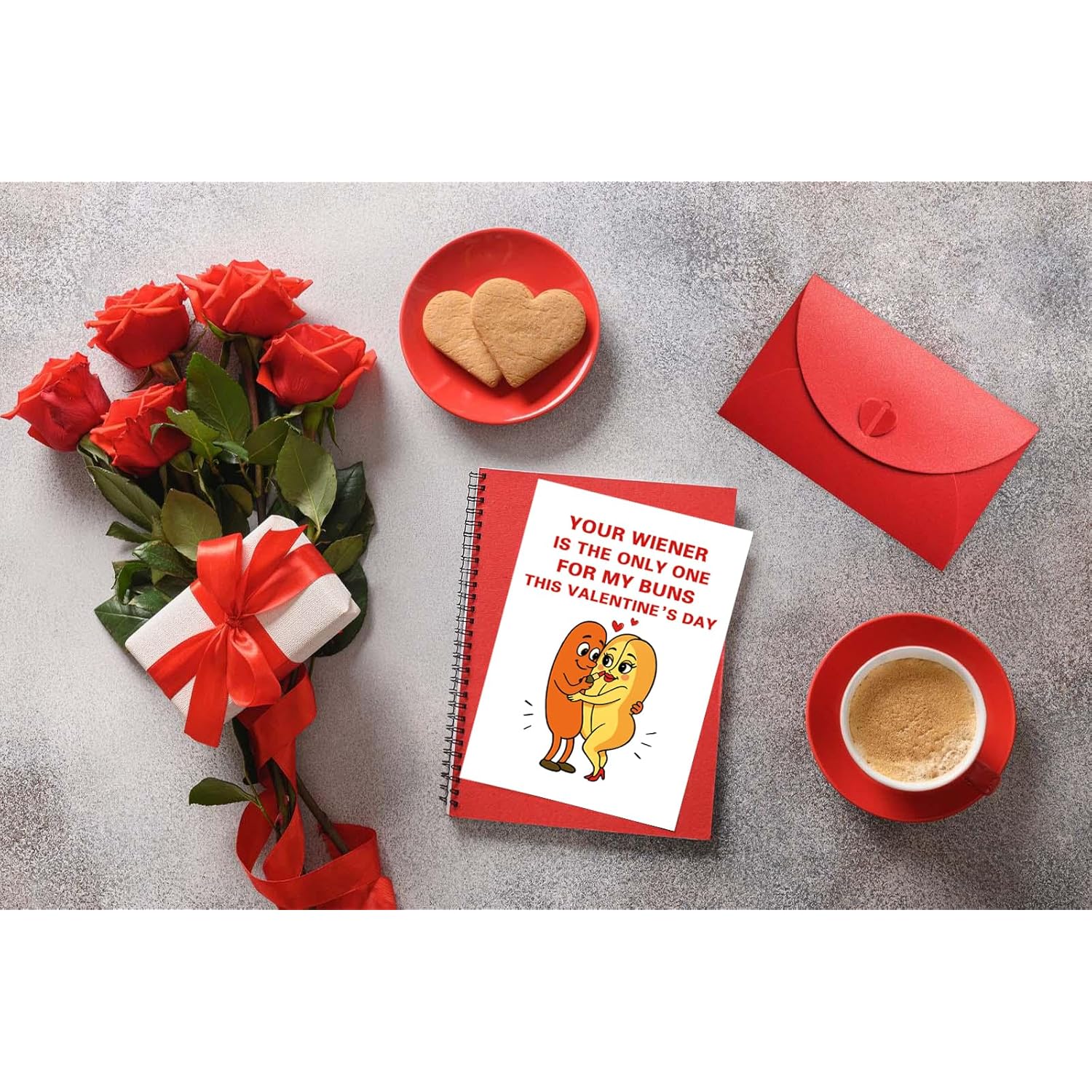 Funny Valentines Day Card For Him Husband Boyfriend, Naughty Valentines Day Card With Envelope, Funny Romantic Joke Cards For Husband Men Fiance From Wife Women Fiancee