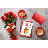 Funny Valentines Day Card For Him Husband Boyfriend, Naughty Valentines Day Card With Envelope, Funny Romantic Joke Cards For Husband Men Fiance From Wife Women Fiancee
