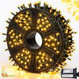 500 LED Christmas Lights Outdoor 173FT Warm White Twinkle String Lights for Holiday