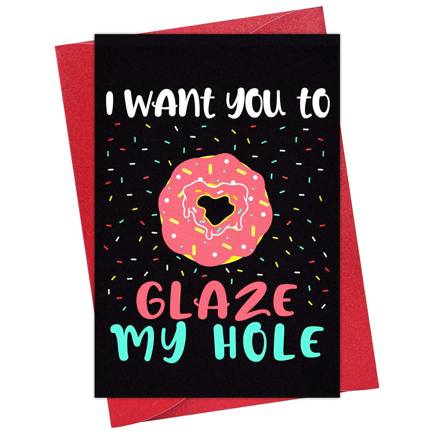 Funny Valentines Day Card For Him - Naughty Valentine'S Day Gifts Card For Husband Boyfriend Men 4"X6" Rude & Dirty Anniversary Birthday Greeting Card With Envelope