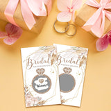 Bridal Shower Scratch Off Game Cards, Pampas Grass Greenery Bridal Lottery Tickets, Boho Floral Wedding Shower Games Ideas, Bachelorette Party Activities & Decorations (50 Pack)-09