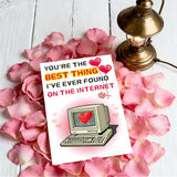 Valentines Day Card For Husband, Funny & Romantic Anniversary Card For Men Or Women, I Love You Card Gift For Him,Her, Boyfriend Or Girlfriend, Double-Sided
