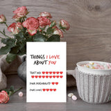 Hilarious Boyfriend Valentines Day Card, Funny Valentines Day Card For Men, Happy Valentines Day Card For Husband Him, Love About You