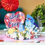 - Mom Birthday Card, 6X8 In Mombird Pop Up Birthday Card For Mom, 3D Popup Greeting Cards Includes Envelope And Message Note