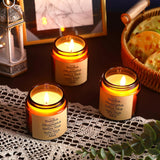10 Pcs Eid Mubarak Scented Soy Candle 3.5 Oz Ramadan Scented Candle Bulk Muslim Gift Candles Islamic Party Favors Gifts Glass Jar Candles For Eid Holiday Celebrations Decorations (Dark Brown)
