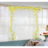 3Pcs Artificial Flowers Vine 5.9Ft Silk Flower Garland Yellow Spring Garland Decor Fake Hanging Artificial Jasmine Vines For Indoor Outdoor Home Wall Party Wedding Arch Decoration