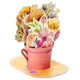 Hallmark Paper Wonder Mothers Day Pop Up Card for Mom (Pink Flower Bouquet, You're the Best) (699MBC1127)