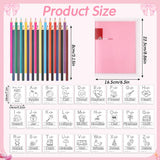 First Abc Coloring Book Activity 26 Card Alphabet A To Z Pages With 24 Color, Funny Pictures To Color Page Guestbook(Pink)