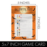 Halloween Party Emoji Guessing Game - 25 Game Cards For Kids, Adults, Classrooms, And Fall Events