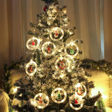 Christmas Lights, 120 Led Lights 9.84 Feet Long Christmas Decorations Lights, With Flashing Bubble Lights,10 Cute Round