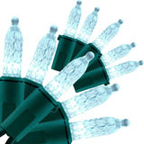 Cool White Faceted Led Christmas Lights 200 Count 50 Ft, Pack Of 2 Strands 25 Ft 100 Lights Ul Certified Commercial Grad