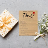 Family Feud Games For Baby Shower, 30 Kraft Paper Game Card With 2 Answer Cards For Baby Boy Girl, Baby Announcement Gender Reveal, Baby Shower Decoration And Supplies - B04