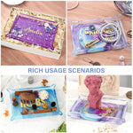 Tray Molds, Small Rectangle Silicone Molds For Resin, Epoxy Resin Molds For Serving Tray, Resin Art, Diy Jewelry/Cups/Makeup/Candy Storage Tray, Home Decor Crafts