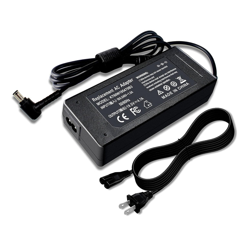 19.5V Ac Adapter Power Cord For Sony Lcd Tv Bravia Kdl-48R510C Kdl-40R510C Kdl