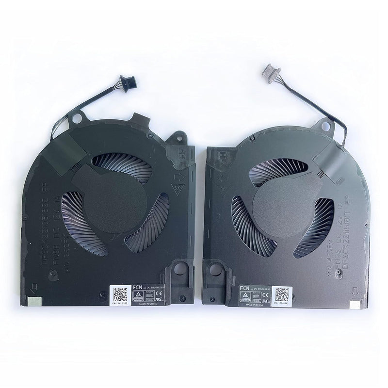 New Cpu+Gpu Cooling Fan Replacement For Dell 2021Year G15 5510 5511 5515 Rtx30