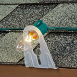 Commercial Shingle Christmas Light Clips - 50 Speed Install Light Clips For C6, C7, C9, String Lights, Large Led - Stable Support Design