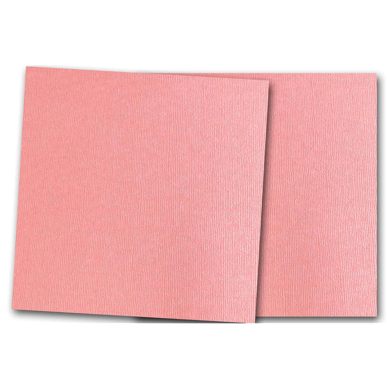 Premium Pearlized Metallic Textured Strawberry Cream Pink Card Stock 2