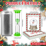 Christmas Game Charades Family Game Cards For Holiday Night, Charades Cards And Plastic Sand Time, Fun For Santa Holiday Party Adult(Pattern)