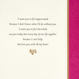 Hallmark Mahogany Mothers Day Card for Wife or Significant Other (With All My Love) (699MBC1177)