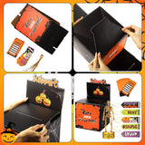56 Pcs Halloween Party Supplies Include Halloween Contest Ballot Box, 5 Gold Trophies, 40 Voting Cards And 10 Award Prize Cards For Favor Fun Decor