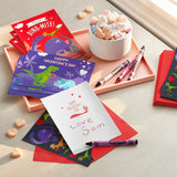 Hallmark Valentine's Day Cards and Stickers for Kids School, Dinosaur (24 Classroom Valentines with Envelopes)