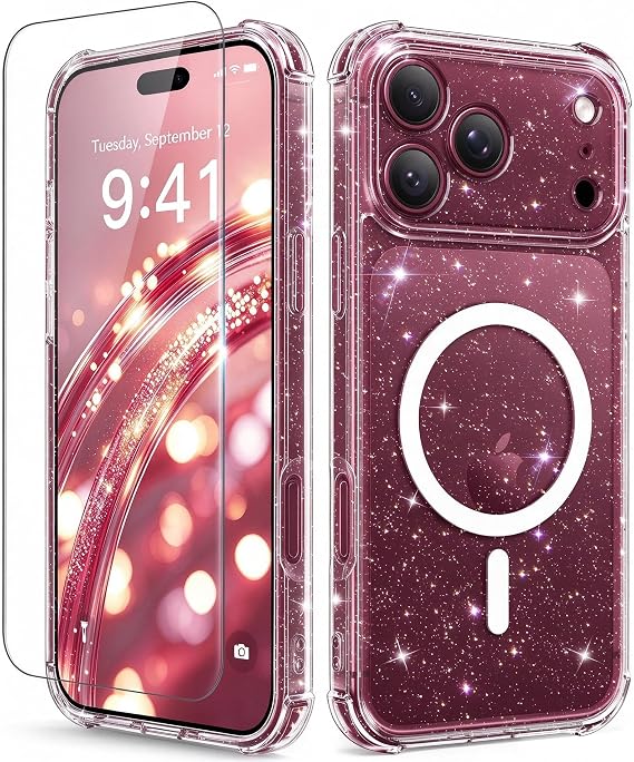 iPhone 18 Pro Case and iPhone 17 Pro Case for Women 6.3 Inch Stylish Protective Cover