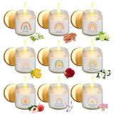 9 Pieces Thank You Appreciation Gifts Thank You Scented Candles 3.5 Oz Awesome Inspirational Candles Christmas Gifts For Employee Coworker Teacher Nurse