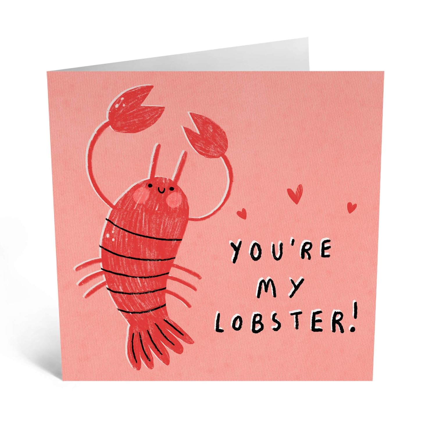 Cute Anniversary Cards For Men Women - You'Re My Lobster - Romantic Valentines Day Card For Wife Husband - Anniversary Cards For Boyfriend Girlfriend Couple - Comes With Fun Stickers