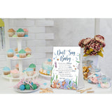 Don'T Say Baby Game, Ocean Under The Sea Baby Shower Game Include Baby Shower Sign And 50 Pcs Mini Clothespins, Gender Neutral Baby Shower Decoration, Party Favors Supplies-Lf32