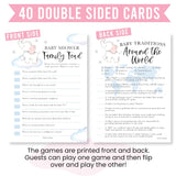 40 Elephant Baby Shower Games Boy-Who Knows Mommy Best, Guess Who Mommy Or Daddy Baby Shower Game, Baby Games For Baby Shower Family Feud Game, Baby Boy Baby Shower Tradition Cards