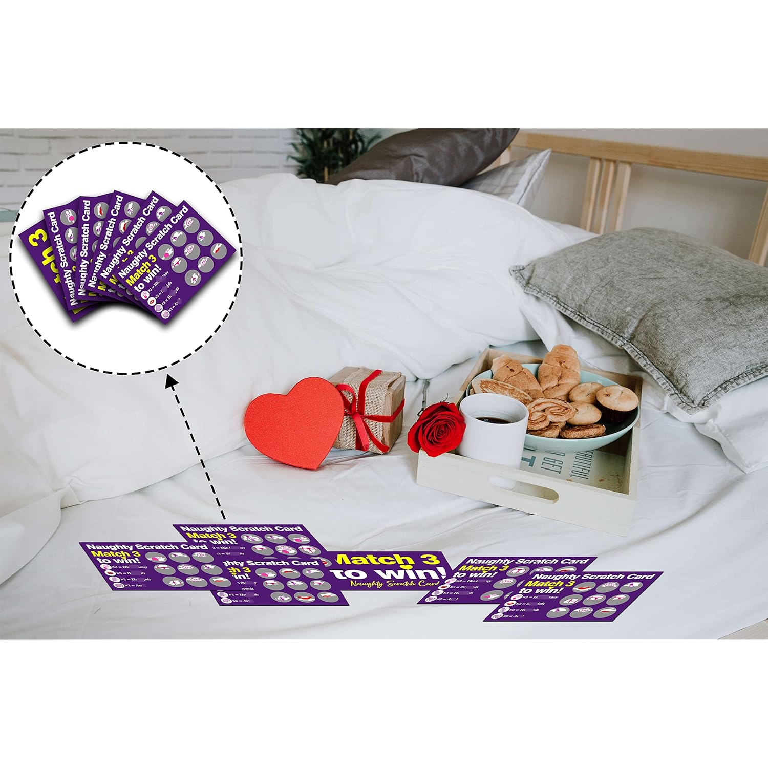 Naughty Scratch Off Game Card With Envelope - Naughty Scratch Cards For Adults - Anniversary, Birthday Gifts For Boyfriend, Husband - Rude Gift For Him (5 Pack)-09