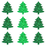 Christmas Tree Stickers - Holographic Christmas Envelope Stickers 1.5 Inch 600Pcs Waterproof Self-Adhesive Xmas Tree Labels Sticker Xmas Sticker For Envelope Seals Cards Party Decorations