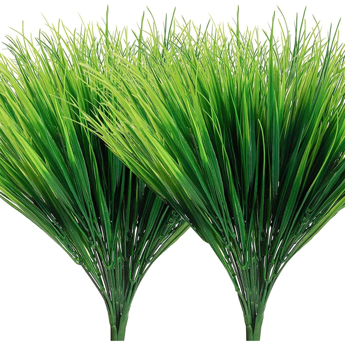 14Pcs Fake Grass Plant, Artificial Outdoor Plants Uv Resistant, Wheat Bushes Plastic Artificial Shrubs, Faux Greenery For House Garden Patio Front Porch Indoor Decor