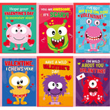 Valentines Day Cards Valentine Cute Greeting Card With Envelopes For Kids Holiday Gift School Classroom Exchange Supplies Party Favors 12Pcs