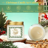 6 Set Christmas Candles Bulk Employee Appreciation Gifts Candles 3.5 Oz Christmas Tree Scented Soy Wax Jar Inspirational Candle Thank You Gifts For Team Coworkers Teacher Volunteer