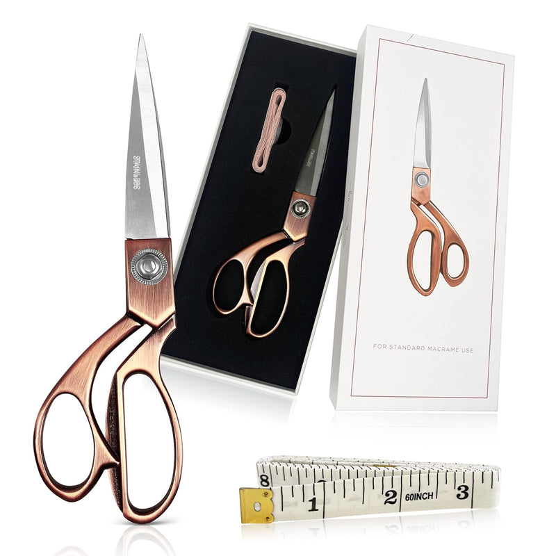 Fabric Scissors Professional 8" - Sharp Scissors Rose Gold - Tailor Sc