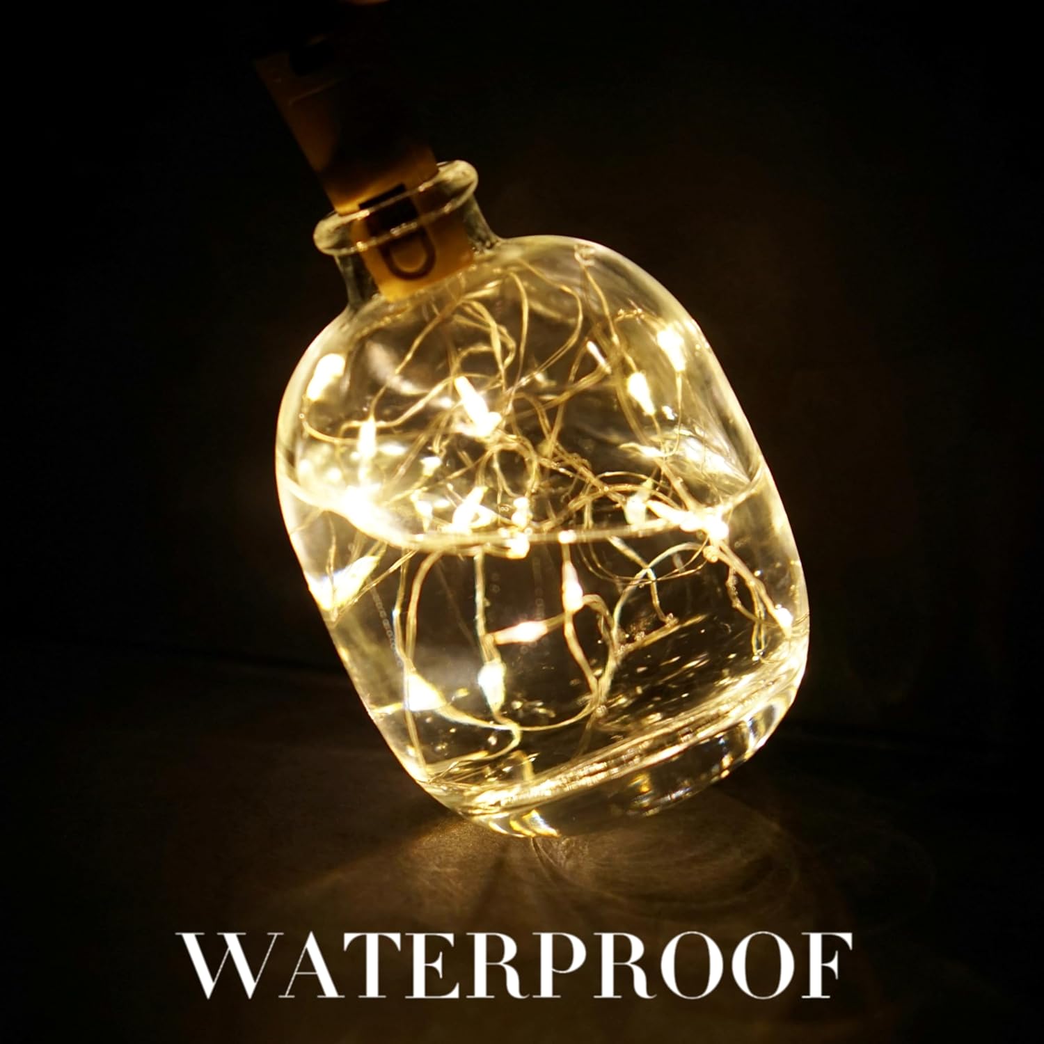 18 Pack Wine Bottle Cork Lights, 20 Led Waterproof Fairy String Lights With Batteries For Diy Jars, Weddings, Christmas,
