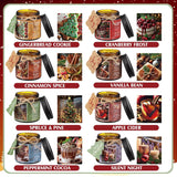 8 Pcs Christmas Scented Candles Gifts 4 Oz Christmas Soy Candles Bulk Xmas Holiday Candle Gift Set Women Men Aromatherapy Candle With Gift Boxes For Winter Holiday Gifts Xmas Party Decor