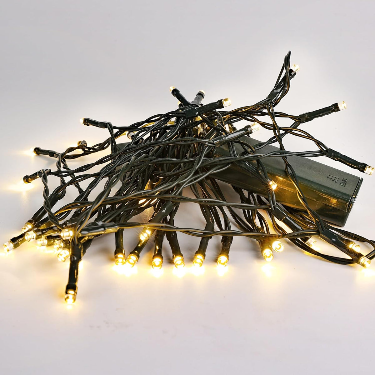 Battery Operated Christmas Lights - 2 Pack Total 16Ft 50Leds Battery String Lights With Timer For Home, Garden, Party, H