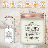 Best Friend Birthday Gifts For Women - Best Friend Candles With Sayings - Christmas, Friendship Gifts - Lavender Scented Candles