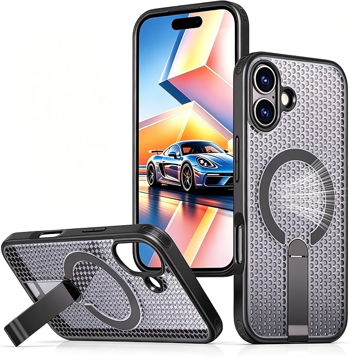 iPhone 17 Case iPhone 18 Case Frosted Black Slim Matte Protective Phone Cover