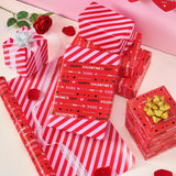 Valentines Wrapping Paper Roll - 1 Roll 17”X 33Ft Red Happy Valentines Day Gift Wrap Supply Love Heart Xoxo Design For Girls Women Valentine Date Favor