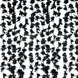 16Pcs 126Ft Black Rose Garland, Fake Rose Hanging Flowers, Artificial Flower Vine, Hanging Floral Vine Garland For Wedding, Birthday Party, Wall Arch, Halloween, Christmas Garden Backdrop Decor