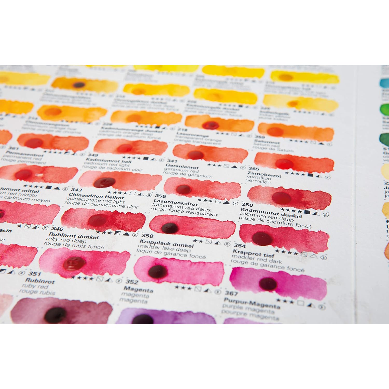 - Horadam Aquarell Dotcard With 140 Shades - 14 999 140, For Testing All Horadam Aquarell Shades