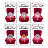 Who Got The Wedding Ring Scratch Off Game Cards, Bridal Shower Scratch Cards, Wedding Shower Games Ideas, Bachelorette Party, Engagement Party Activities & Decorations (22 Pack)-01