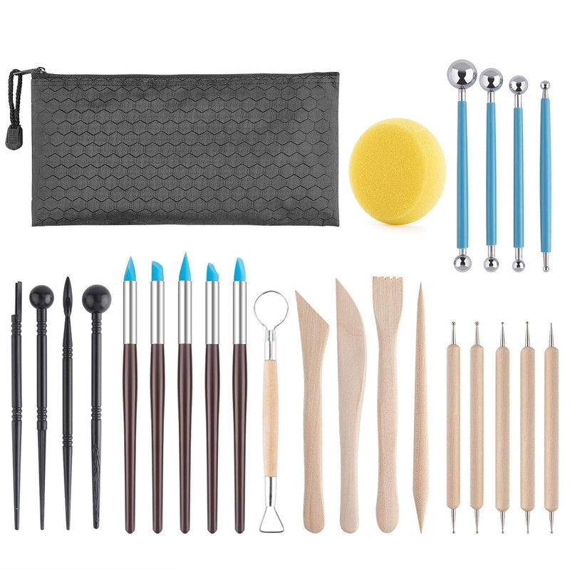 Clay Tools Kit, 25Pcs Polymer Clay Tools, Ceramics Clay Sculpting Tool