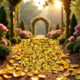 500 Pcs Gold Artificial Silk Flower Petals Silk Rose Petals Fake Petals Emulation Rose Pedals Petals To Throw Wedding For Hotel Home Parties Anniversaries Wedding Decor Artificial Plants And Flowers