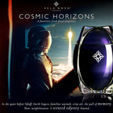Luxury Scented Candle By – Made In America | Cosmic Horizons: A Fragrance Inspired By Celestial Discovery | Sculptural Glass Vessel With Dome Lid | Up To 50 Hours Clean Burn