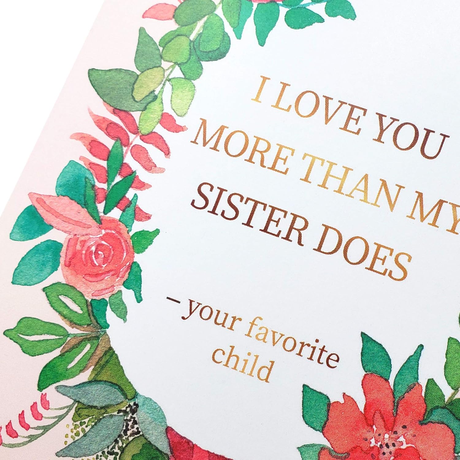 Funny Mothers Day Card From Daughter Son | Cute Happy Birthday Card For Mom | Adult Dirty Humorous Mother’S Day Appreciation Card | More Than My Sister Card